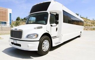 28 passenger party bus front