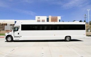 28 passenger party bus side profile