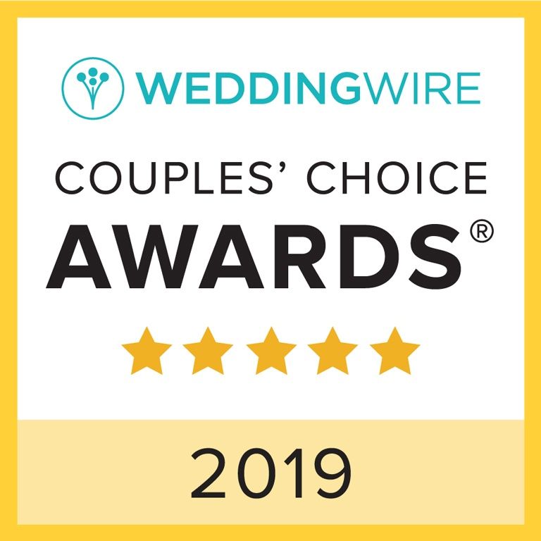 2019 Winner – Couples Choice Awards – WeddingWire Best of Wedding - Wedding Wire