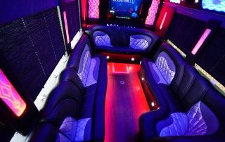 42 Passenger Party Bus – interior