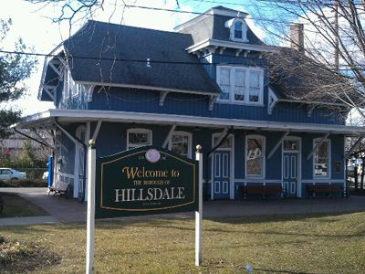 Train station in Hillsdale, NJ