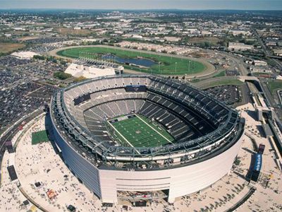 The Meadowlands Racetrack and MetLife Stadium